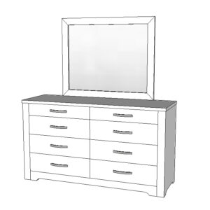 Dresser With Mirror